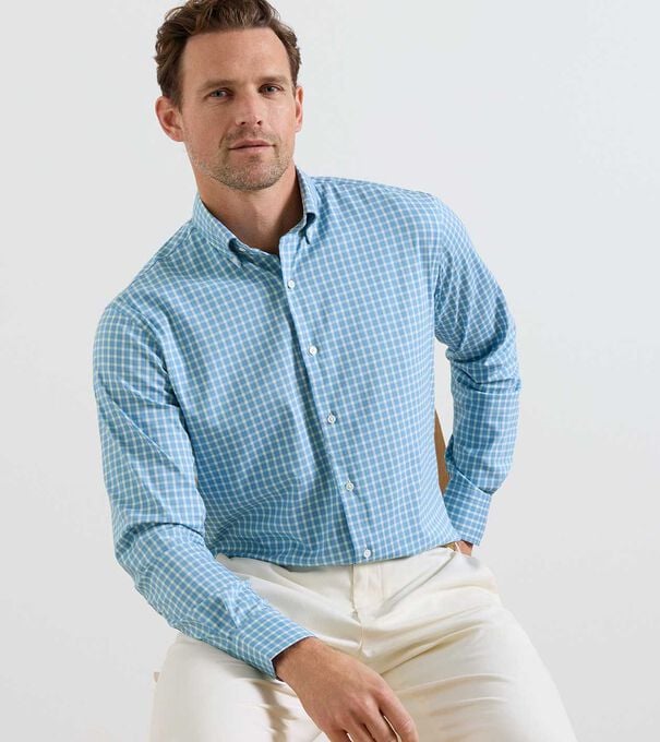 Felix Crown Lite Cotton-Stretch Sport Shirt