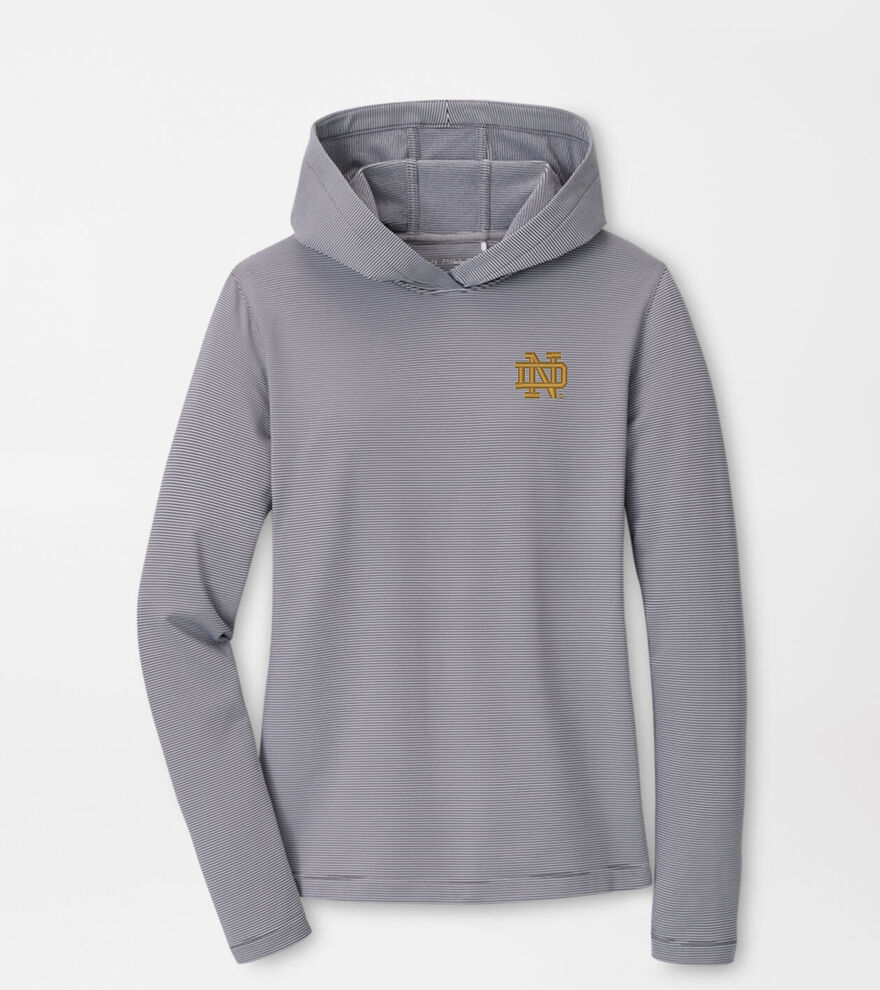 Notre Dame Women's Pine Sugar Stripe Performance Hoodie image number 1