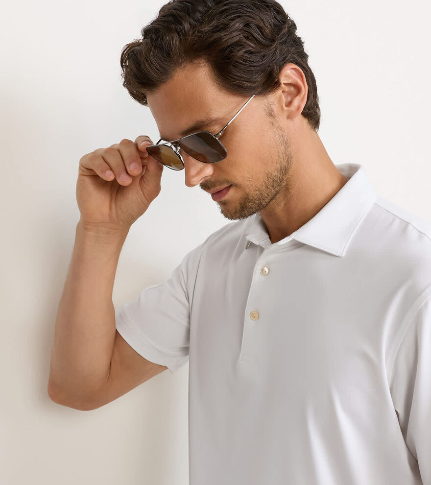 Solid Performance Jersey Polo - Alternate Image 4