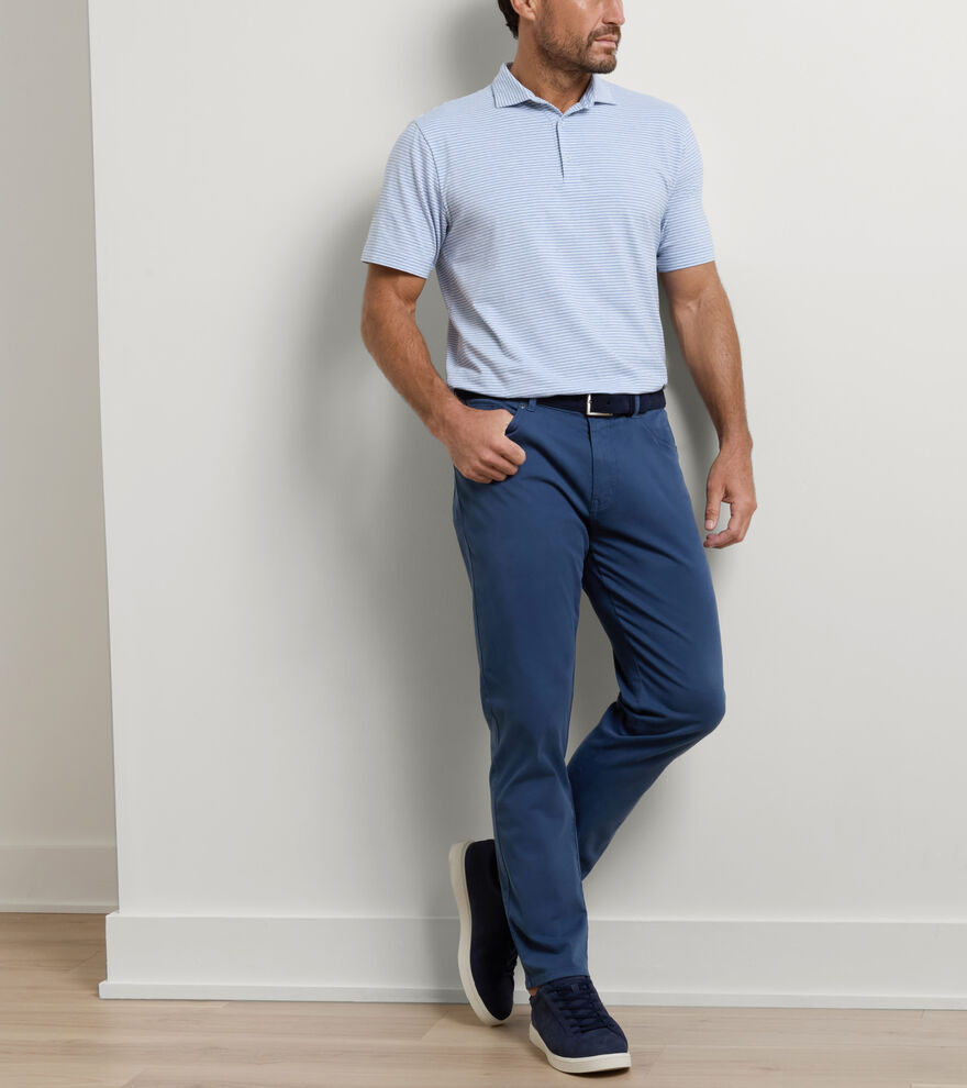 Signature Sateen Five-Pocket Pant image number 6