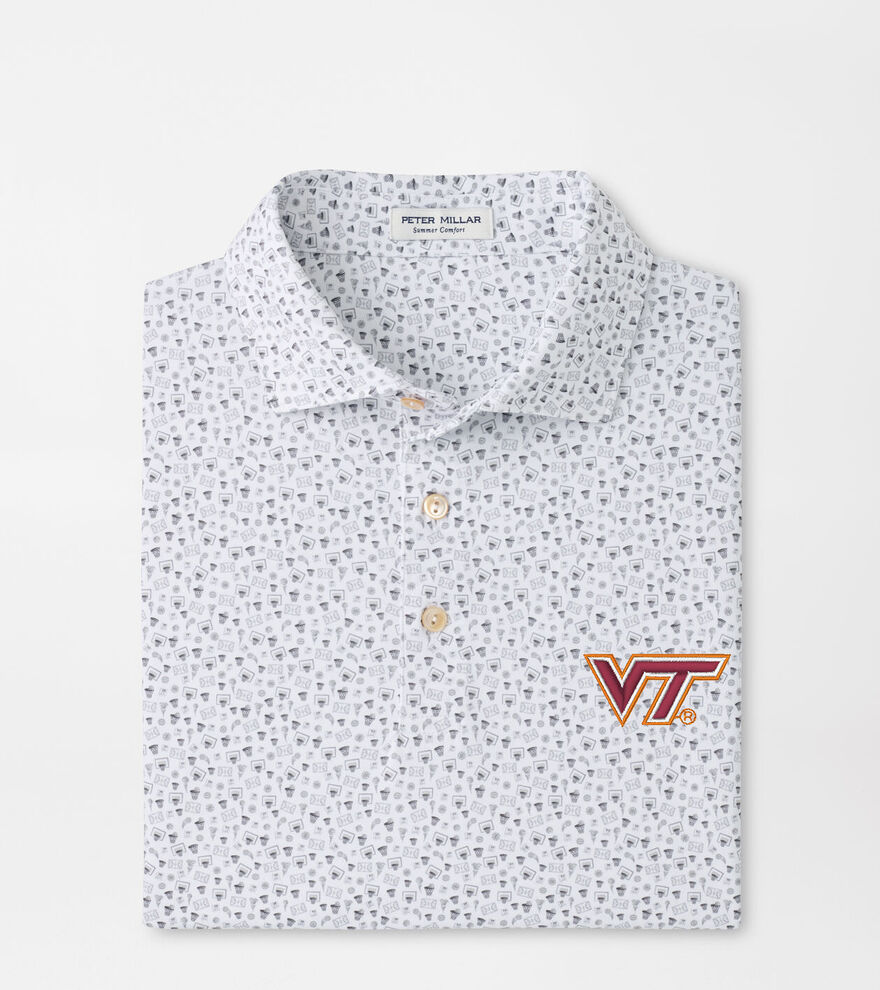 Virginia Tech Buzzer Beater Performance Jersey Polo image number 1