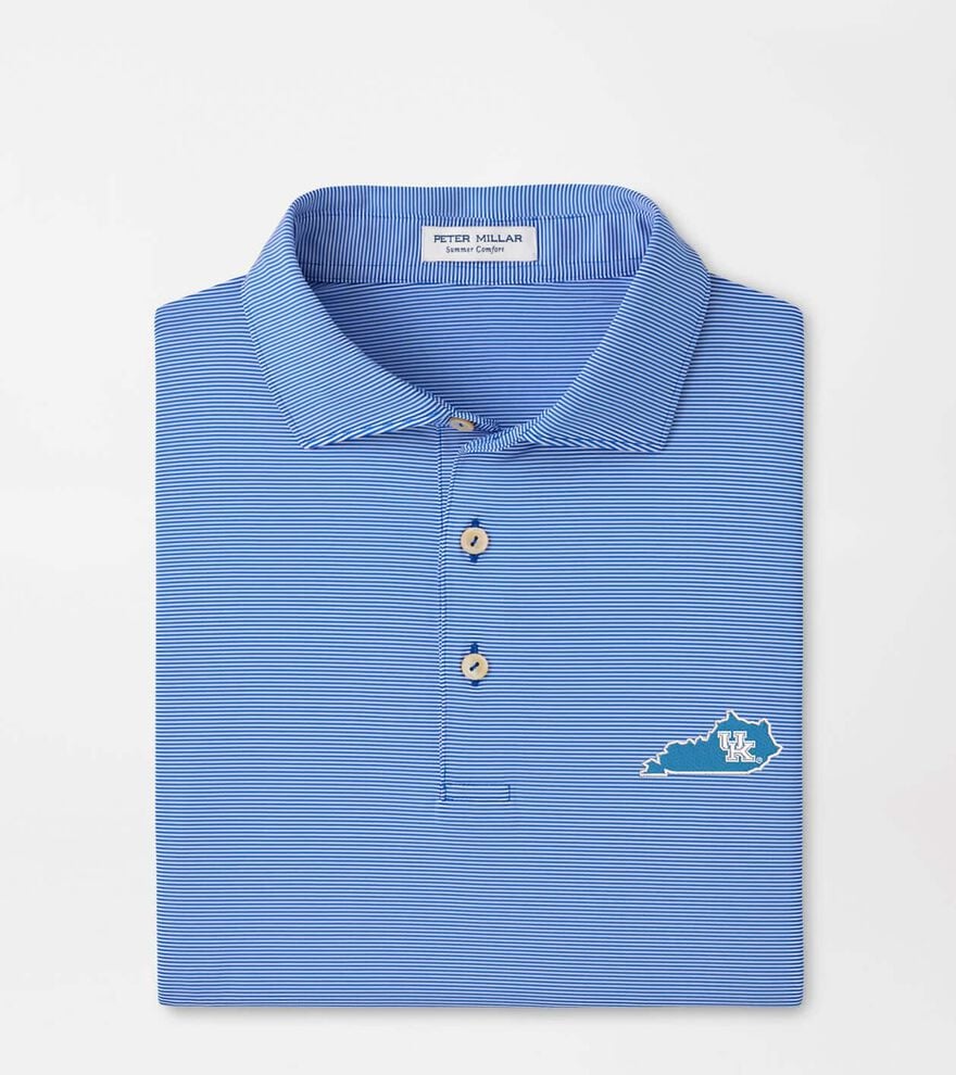 Kentucky Vault Jubilee Stripe Performance Polo