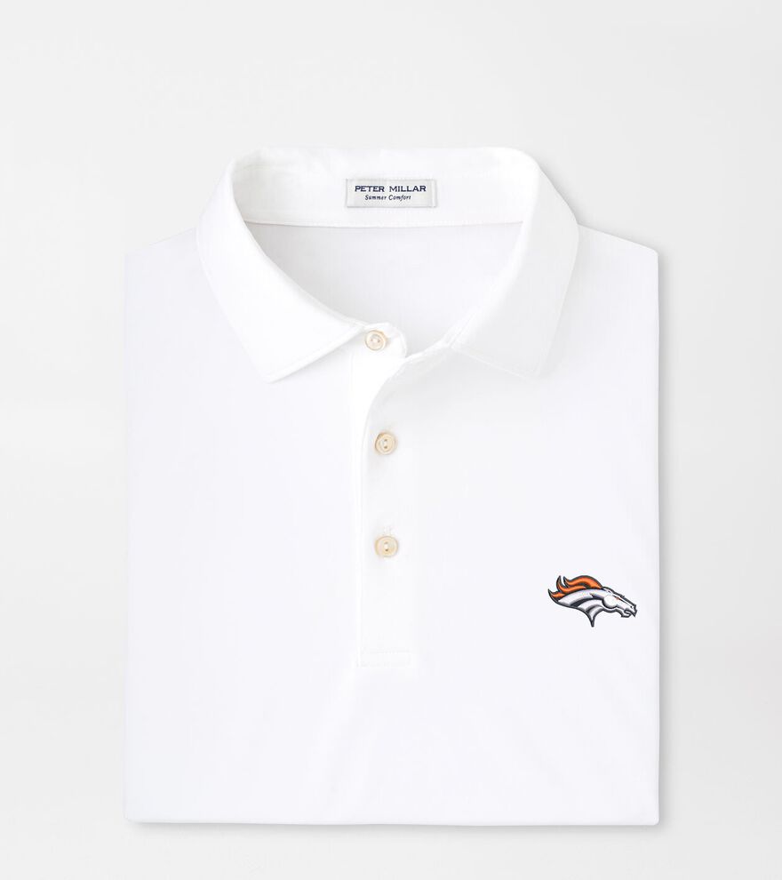 Denver Broncos Solid Performance Jersey Polo image number 1