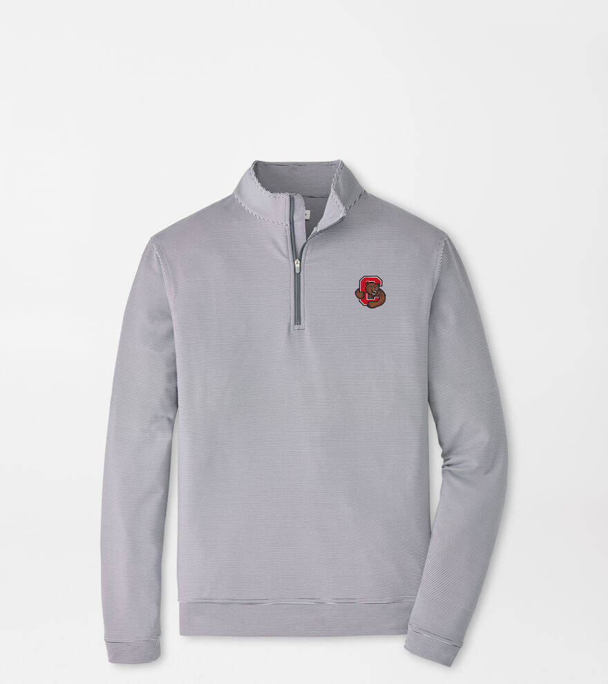 Cornell Perth Sugar Stripe Performance Quarter-Zip image number 1