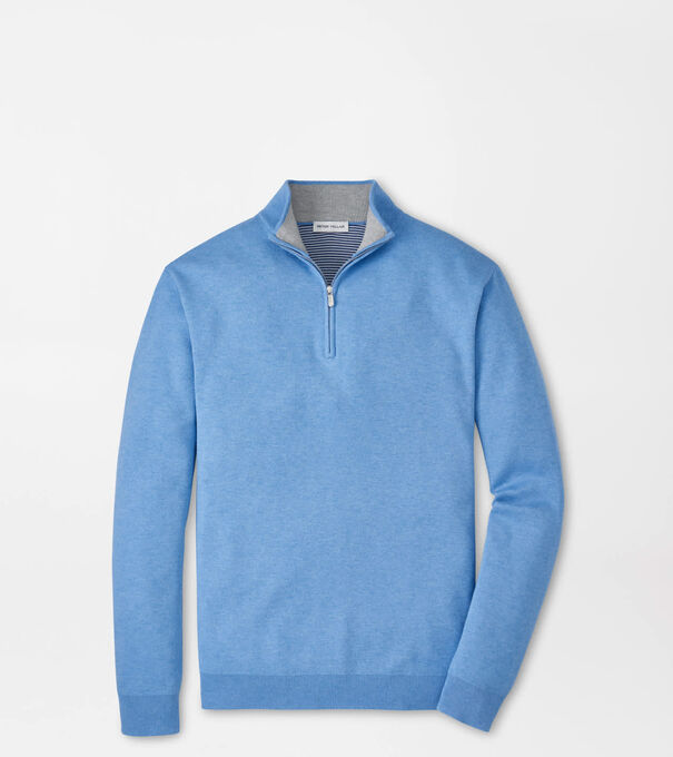 Coolspun Lite Cotton Quarter-Zip Sweater