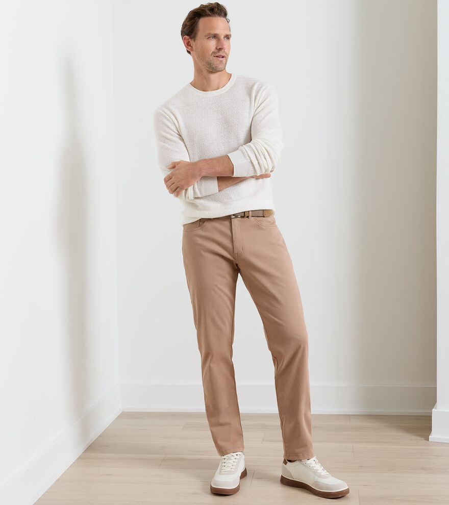 Signature Sateen Five-Pocket Pant image number 2