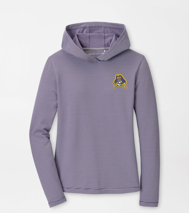 East Carolina University Women's Pine Sugar Stripe Performance Hoodie