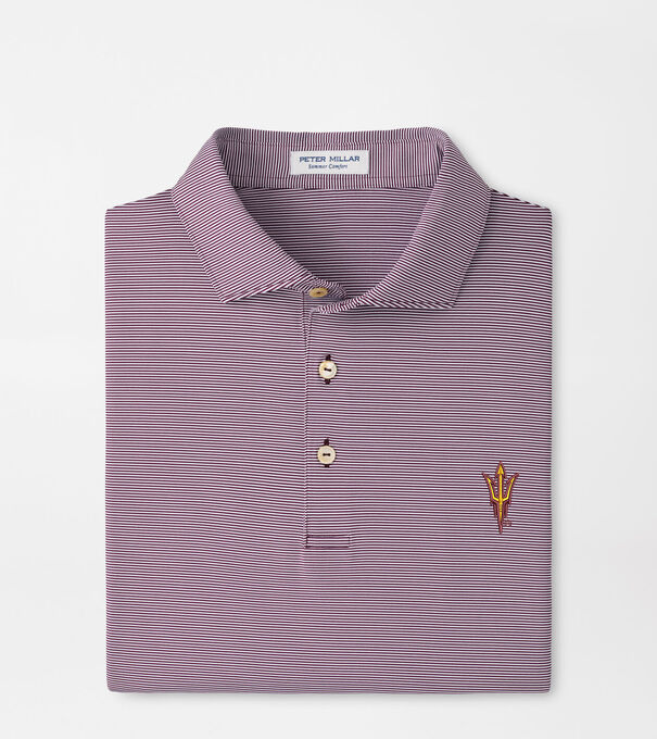 Arizona State Jubilee Stripe Performance Polo