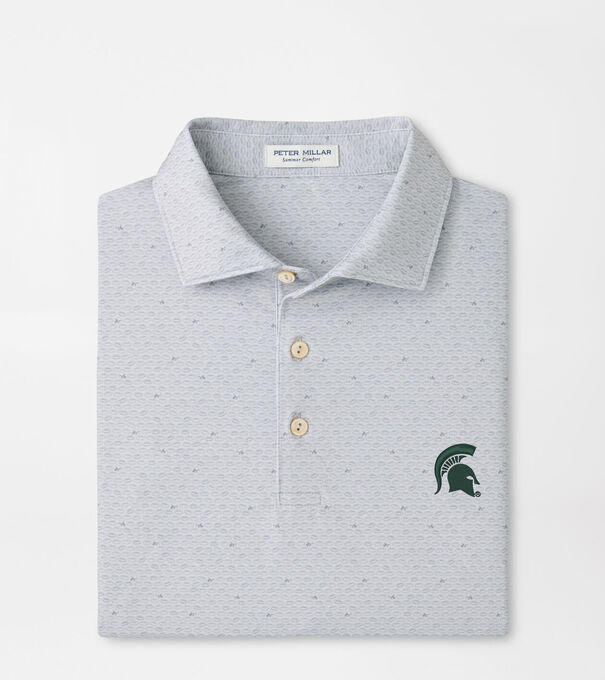 Michigan State Spartans On The Ball Performance Jersey Polo