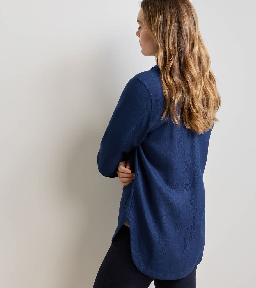 Annemaire Linen-Blend Chore Coat - Alternate Image 2