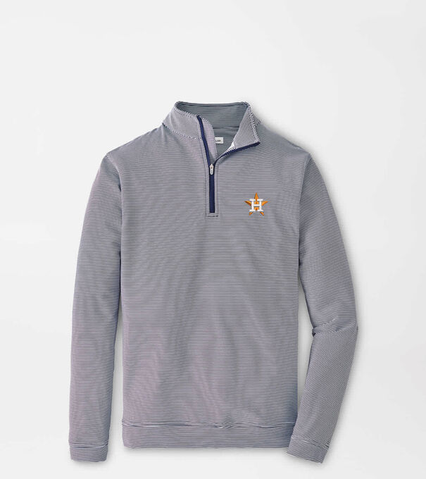 Houston Astros Perth Sugar Stripe Performance Quarter-Zip