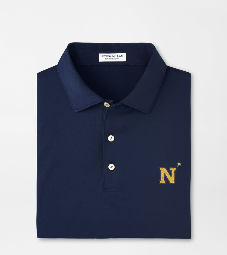 Naval Academy Solid Performance Jersey Polo image number 1