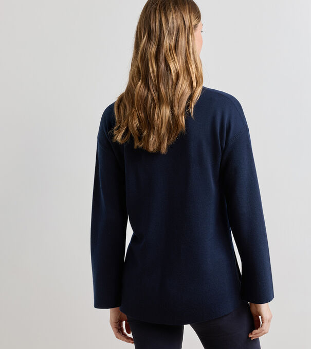 Mirage Interlock Popover Sweater - Alternate Image 1