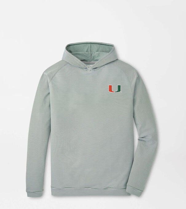 Miami Pine Sugar Stripe Performance Hoodie