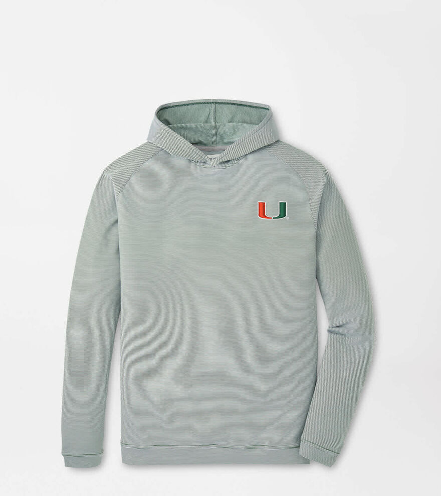 Miami Pine Sugar Stripe Performance Hoodie image number 1