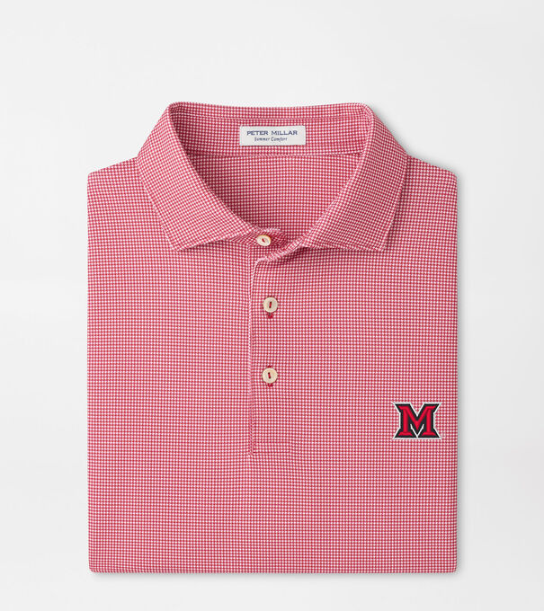 Miami of Ohio Border Performance Jersey Polo