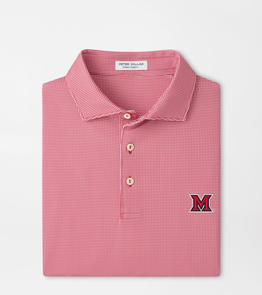Miami of Ohio Border Performance Jersey Polo image number 1