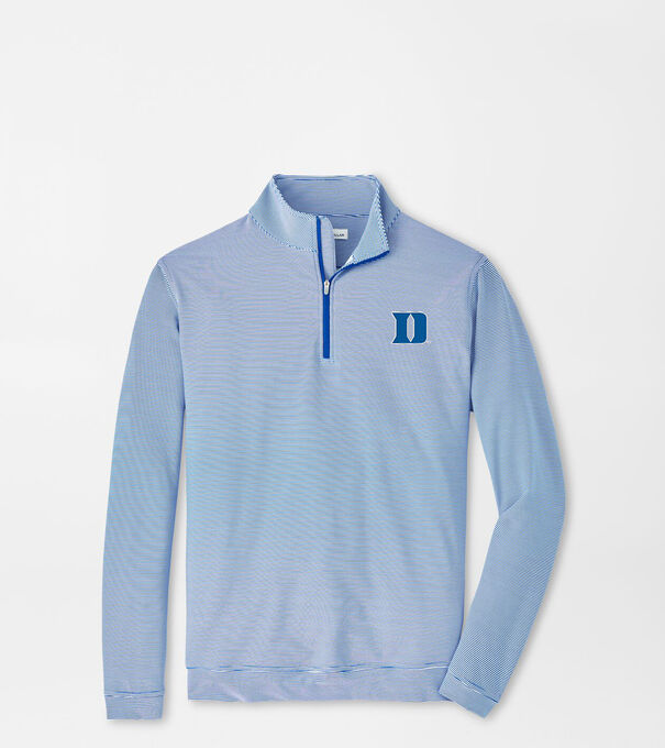Duke University Perth Sugar Stripe Performance Quarter-Zip