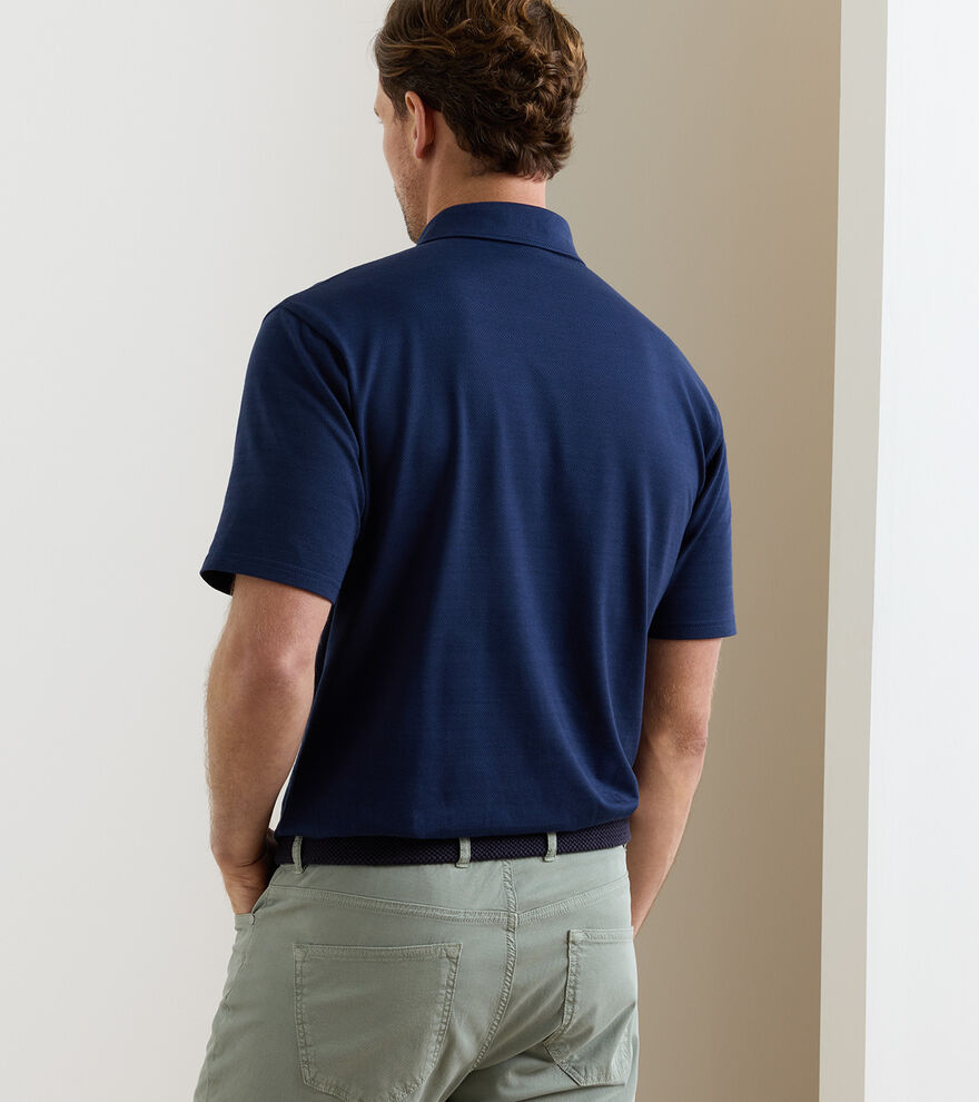 Excursionist Flex Herringbone Knit Polo - Alternate Image 2