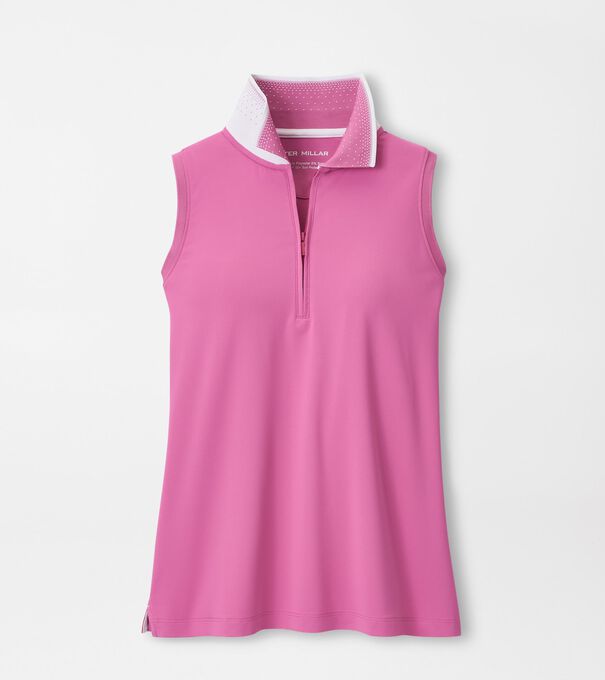 Chrissie Sleeveless Zip Polo