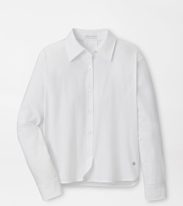 Sylvia Stretch Twill Button Up Shirt