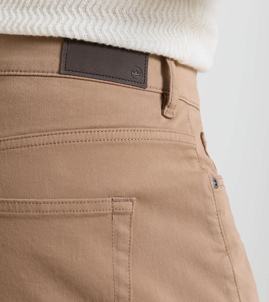 Signature Sateen Five-Pocket Pant image number 4