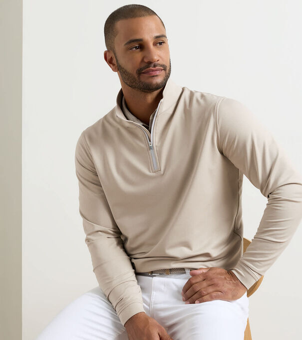 Perth M&eacute;lange Performance Quarter-Zip
