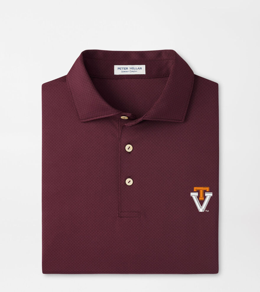 Virginia Tech Vault Hugo Performance Jersey Polo image number 1
