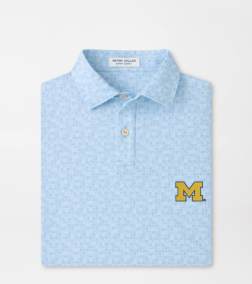 Michigan Bases Loaded Youth Performance Jersey Polo image number 1