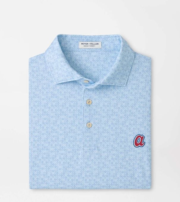 Cooperstown Atlanta Braves Bases Loaded Performance Jersey Polo