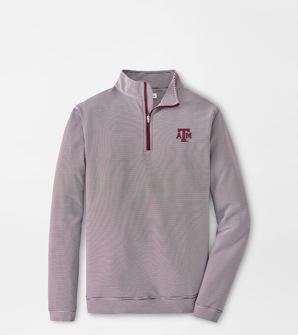 Texas A&M Sugar Stripe Performance Quarter-Zip