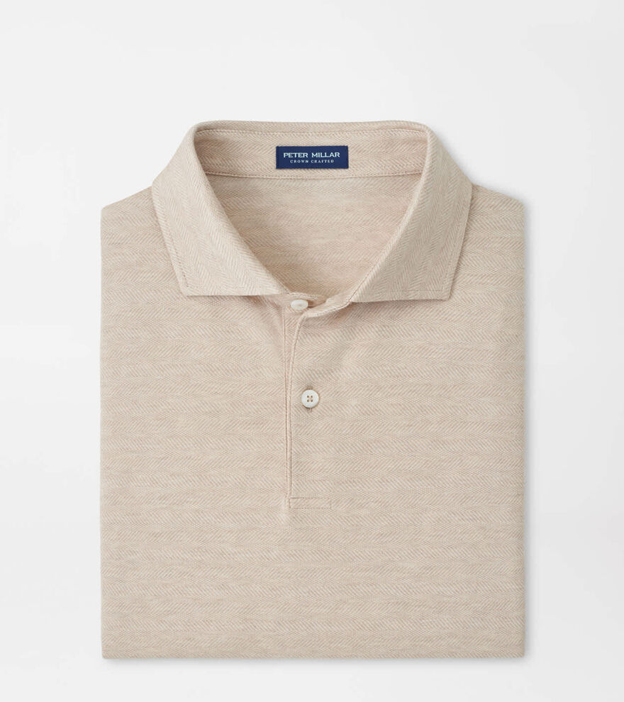 Excursionist Flex Herringbone Knit Polo image number 1