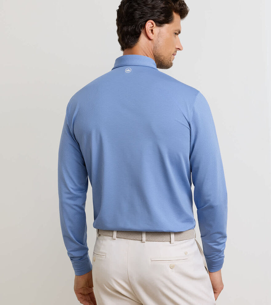 Jubilee Long-Sleeve Performance Jersey Polo image number 3
