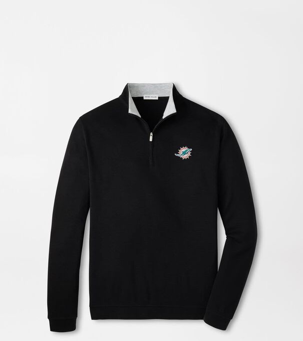 Miami Dolphins Crown Comfort Quarter-Zip Pullover