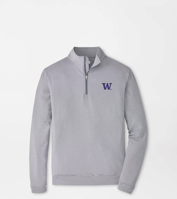 Washington Perth Sugar Stripe Performance Quarter-Zip