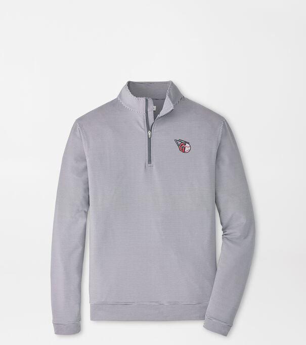 Cleveland Guardians Perth Sugar Stripe Performance Quarter-Zip
