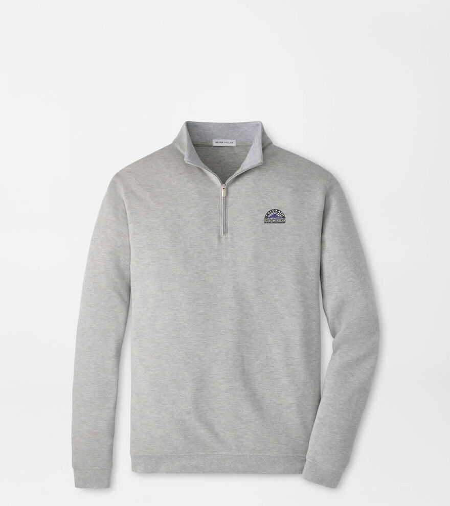 Cooperstown Colorado Rockies Crown Comfort Quarter-Zip Pullover