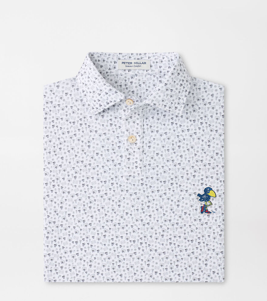 Kansas Vault Buzzer Beater Youth Performance Jersey Polo image number 1