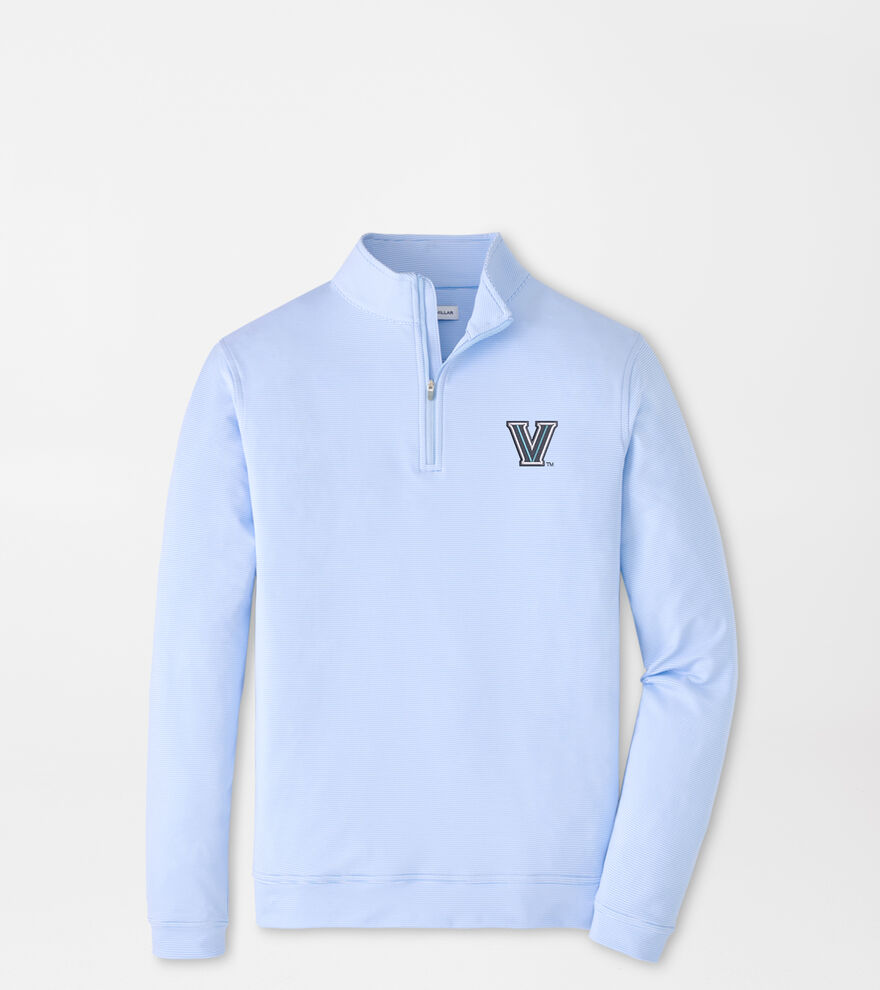 Villanova Perth Sugar Stripe Performance Quarter-Zip image number 1