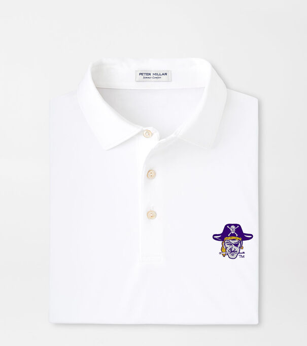 East Carolina University Vault Solid Performance Jersey Polo
