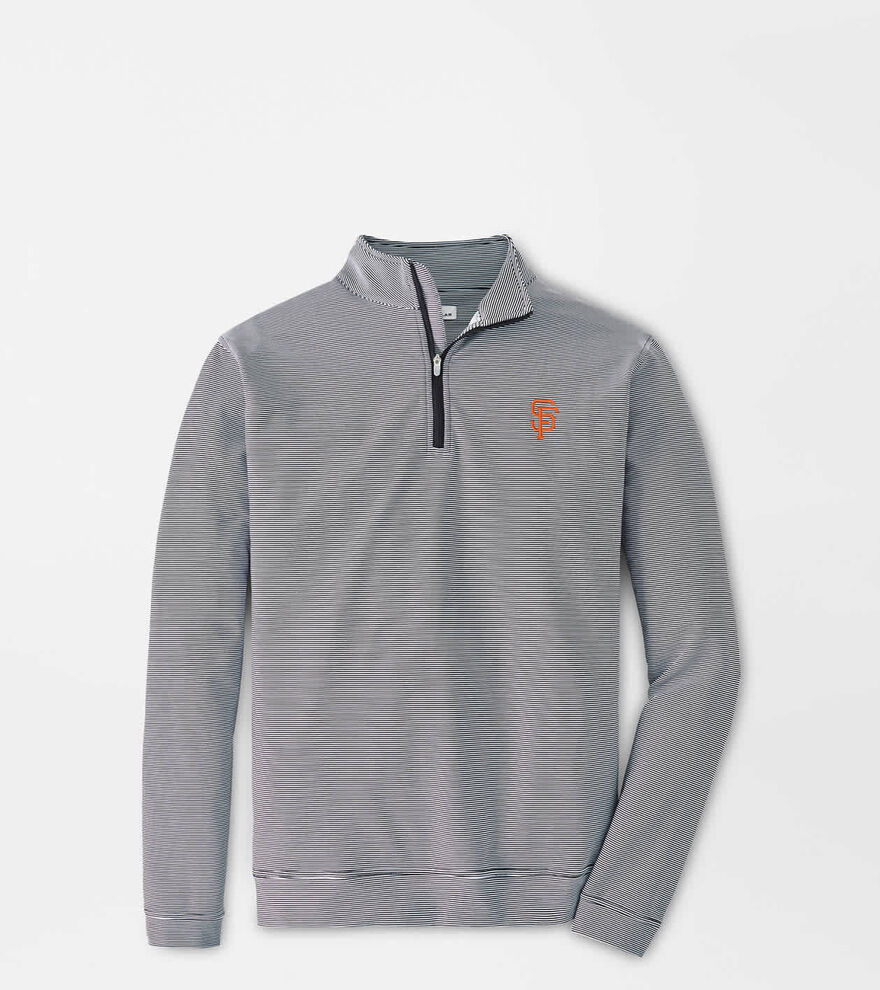San Francisco Giants Perth Sugar Stripe Performance Quarter-Zip image number 1