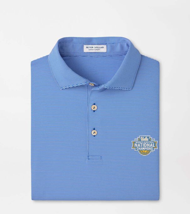UCLA Women's National Champion Jubilee Stripe Performance Polo