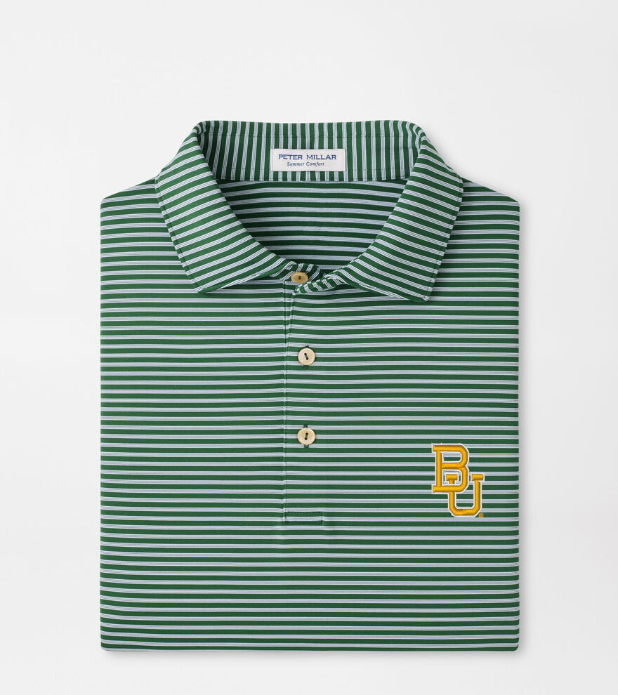 Baylor Tiebreaker Performance Jersey Stripe Polo image number 1