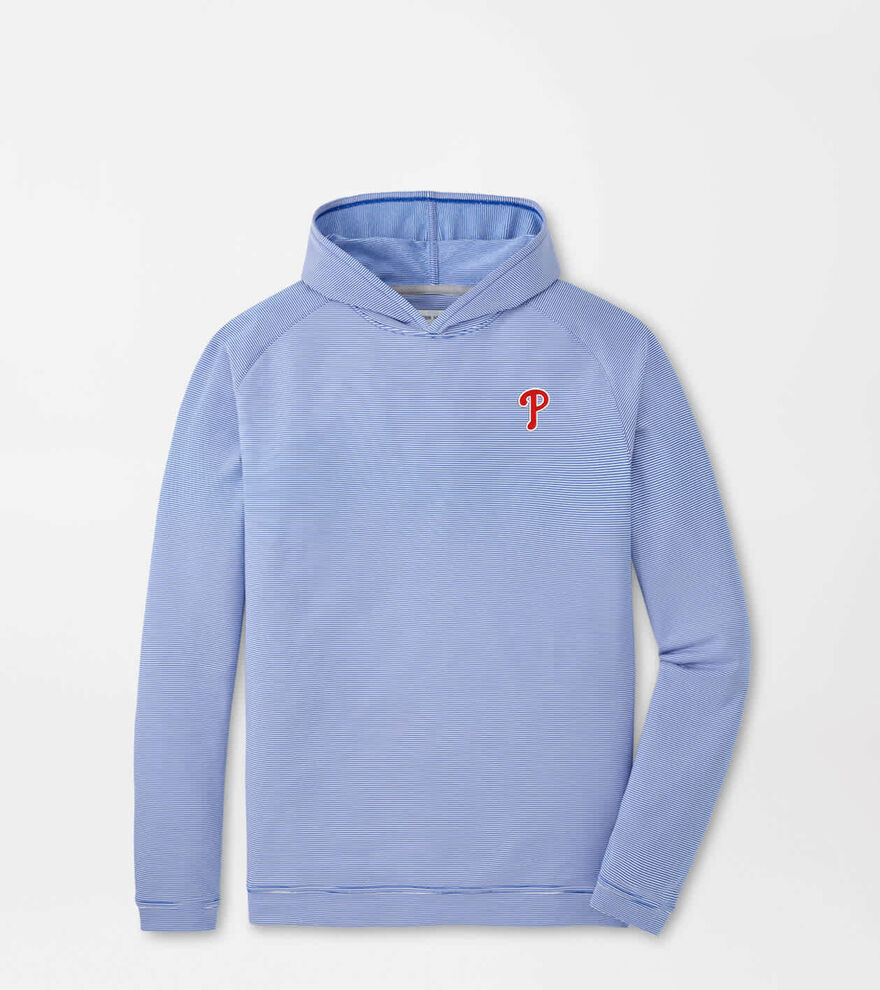 Philadelphia Phillies Pine Sugar Stripe Performance Hoodie image number 1