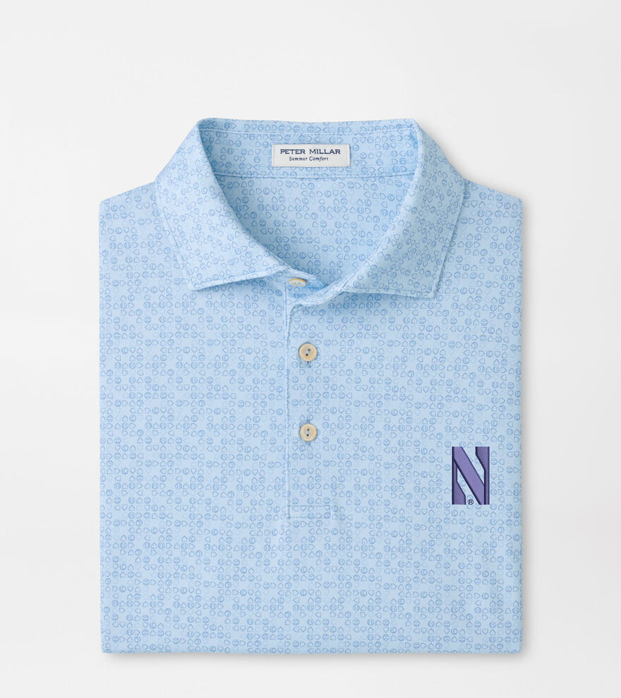 Northwestern Bases Loaded Performance Jersey Polo image number 1