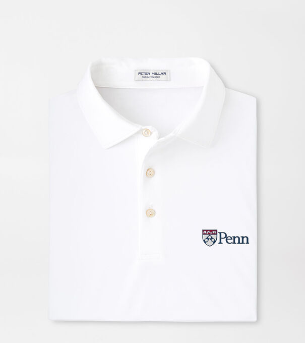 UPenn Solid Performance Jersey Polo