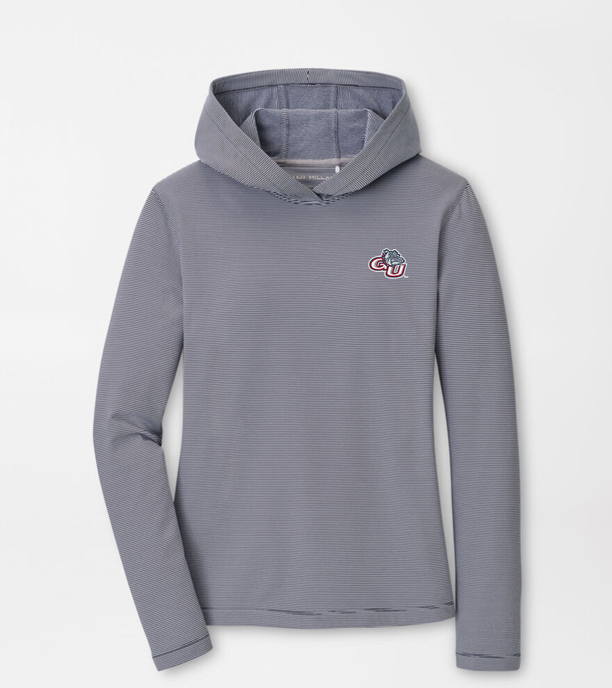 Gonzaga Women's Pine Sugar Stripe Performance Hoodie image number 1