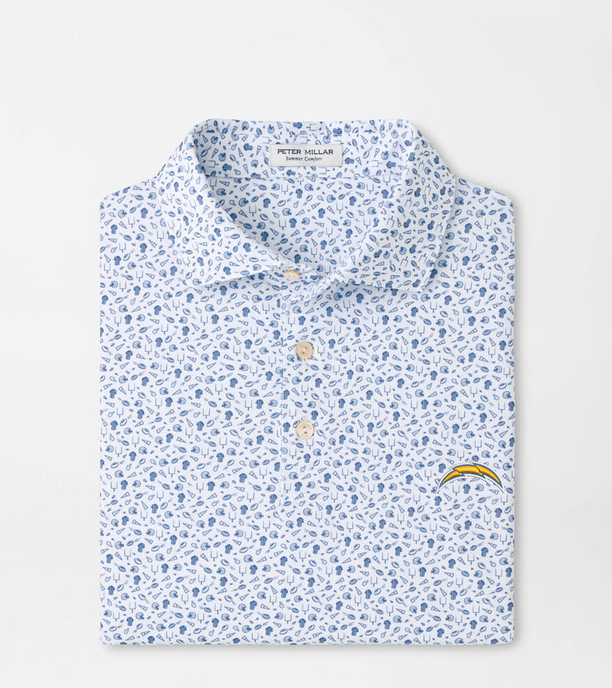 Los Angeles Chargers Kick Off Performance Jersey Polo image number 1