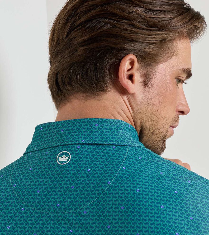 Island Rays Performance Mesh Polo image number 4