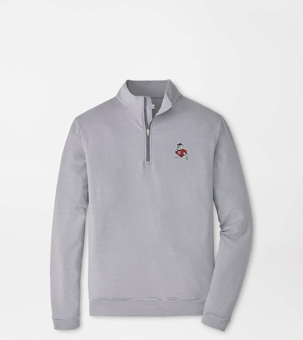 SC State Perth Sugar Stripe Performance Quarter-Zip